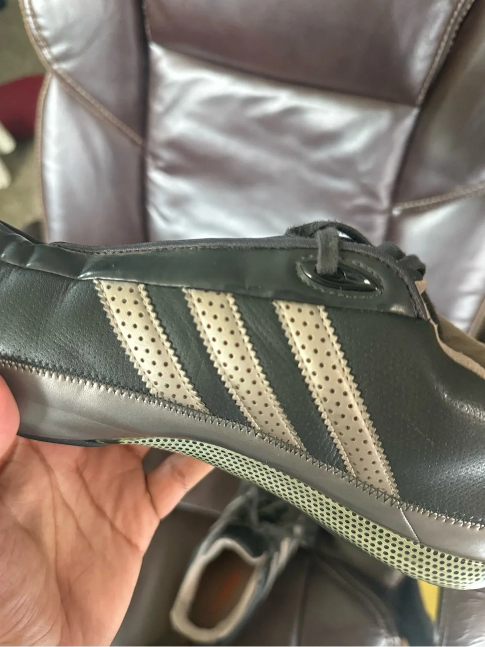 Adidas Porsche Design Sport Driving Shoes Gray Silver Men’s 9.5